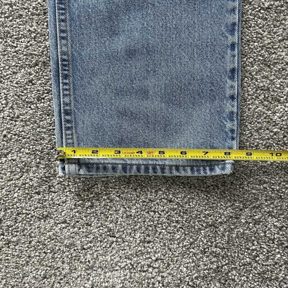Y2K Sonoma Jeans Mens 33x30 Light Wash Blue Denim Regular Straight Casual Pants - Picture 10 of 11
